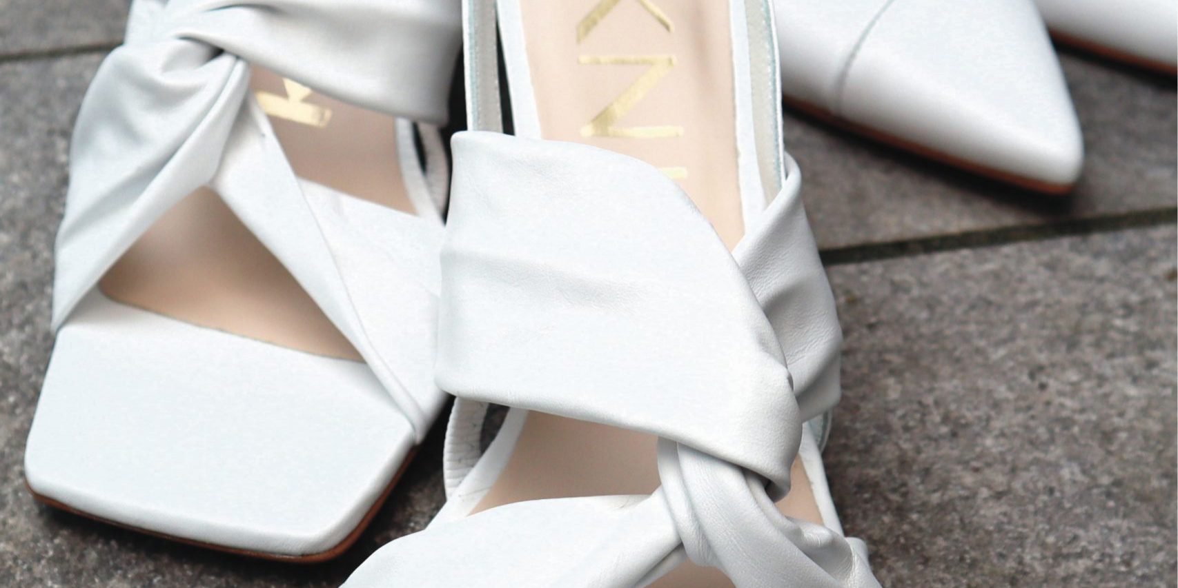 knnk-collection bridal shoe, square toe, square toes, wedding shoes, leather, white, special heel, block heel, sandal, sandals, cross straps, premium shoes, customized, sustainable, soft leather,